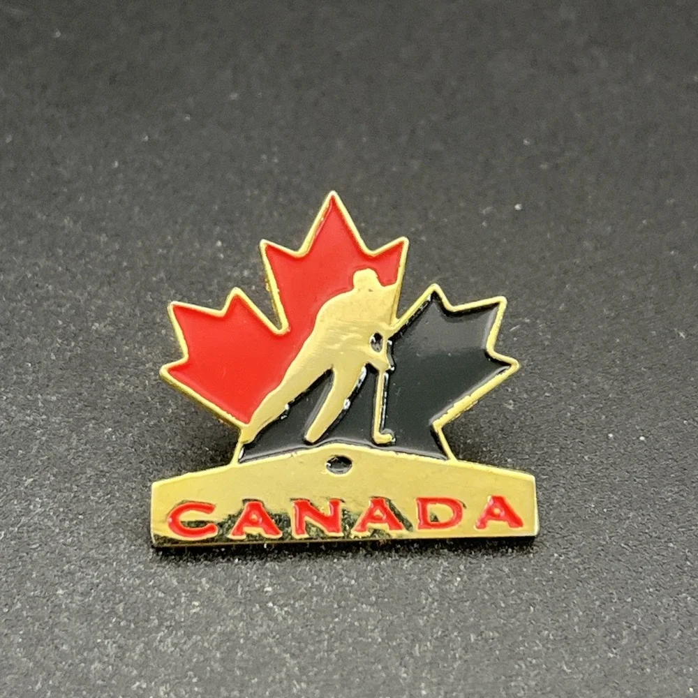 Team Canada Ice Hockey Maple Leaf Lapel‎ Hat Pin